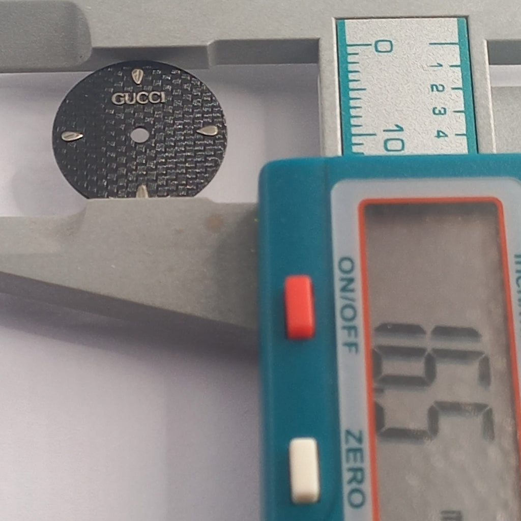 GUCCI Original /  Dail CADRAN NOIR 6500L /ACIER / Part No. 051A259/ Color  BLACK