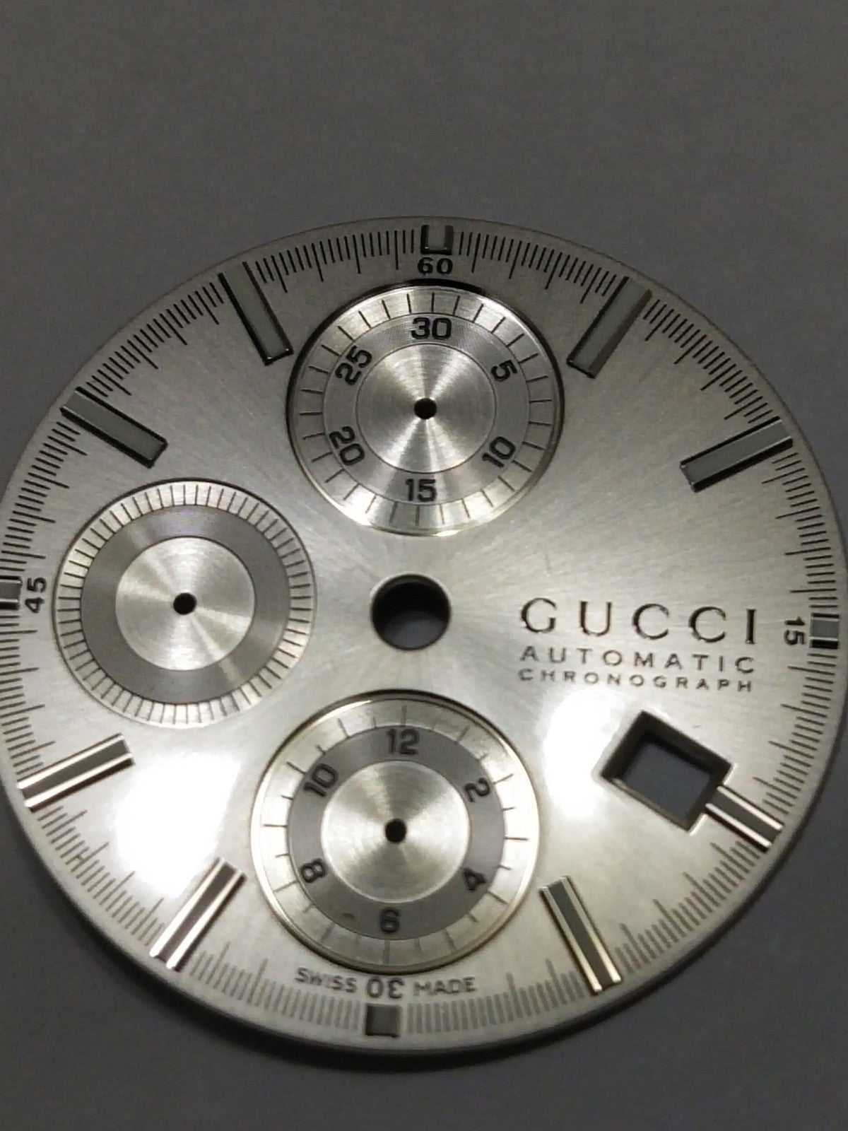 GUCCI Original /  chronograph Dail   / Part No. YDA 05194/  silver color  