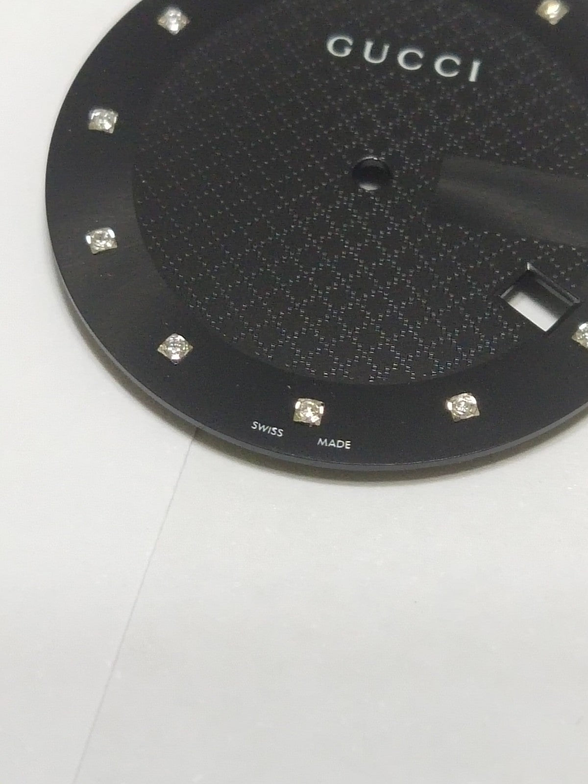 GUCCI Original / Dail diamond/ Part No. YD05347 / Black color 