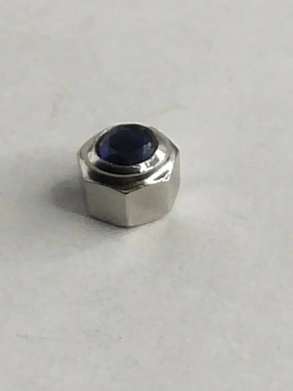 Original Cartier Santos Stainles Steel Crown/4.7 / dark blue stone/Used .....1ps