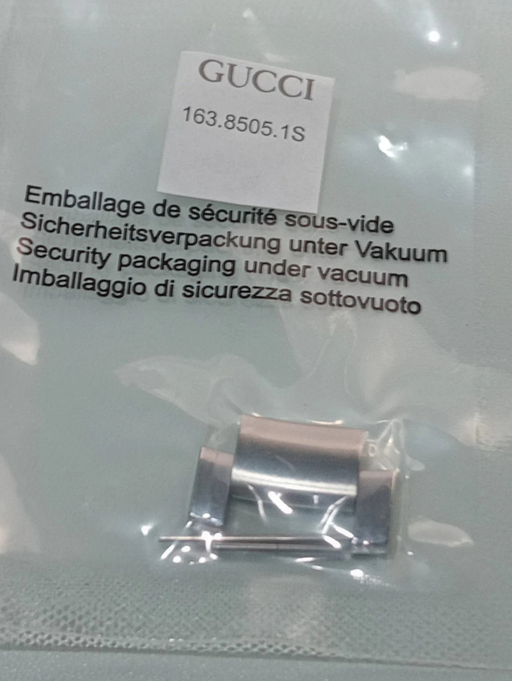 GUCCI Original / Link Steel color / Part No. 163.8505.1 S / 21m.m