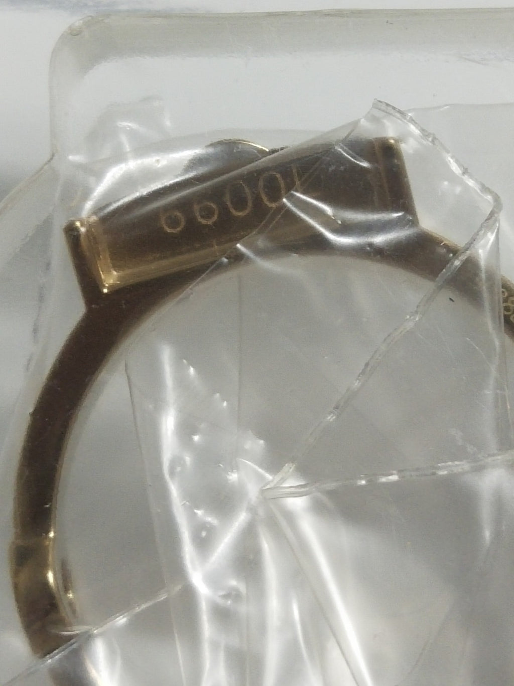 GUCCI Original / Complete Case/Without Crystal/Part No. 6600L/ Gold color 