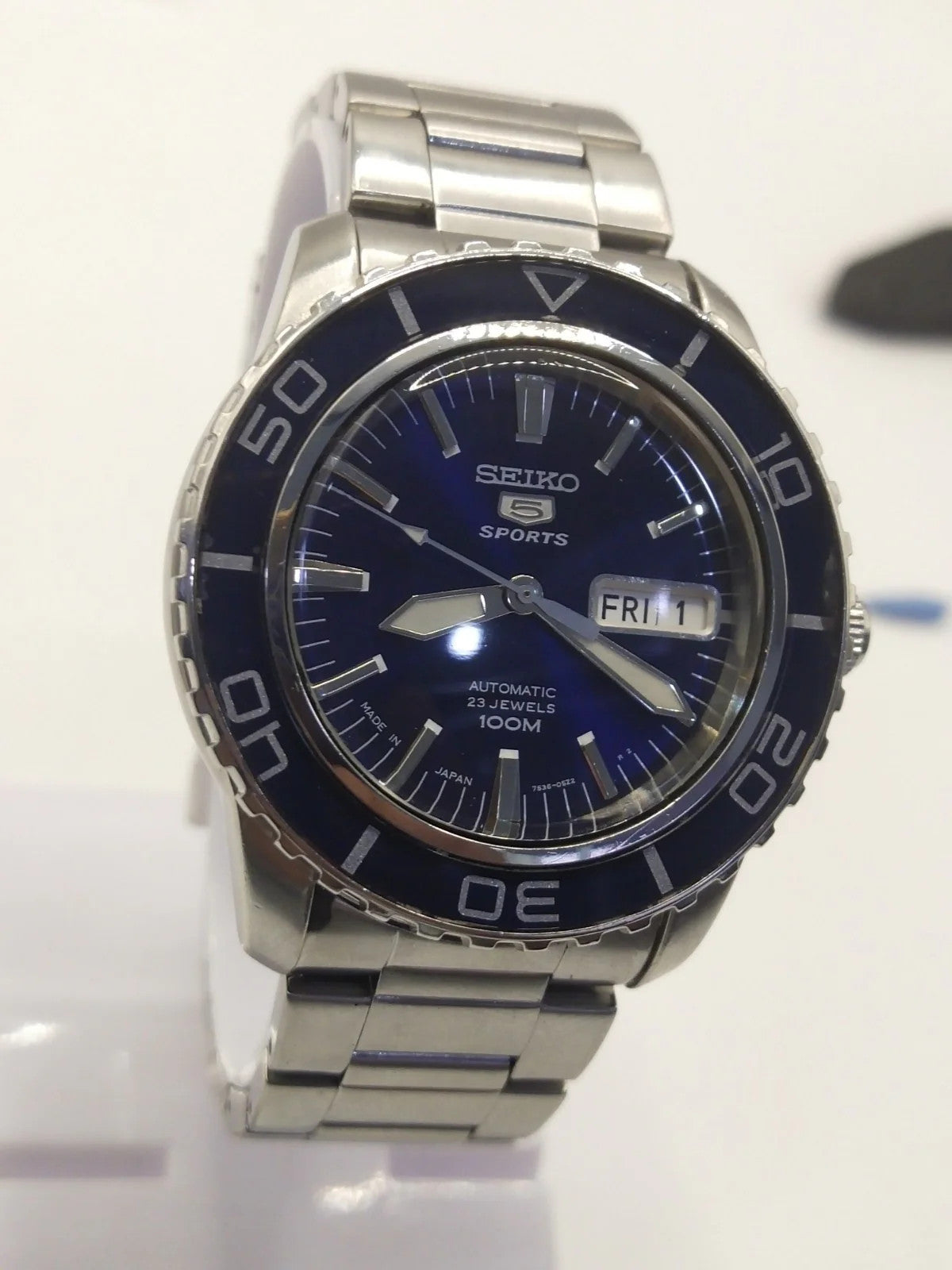 SEIKO 5 SPROTS7S36-04NO 23J 100MAT Men's From JAPAN X486 JDM / dark blu /