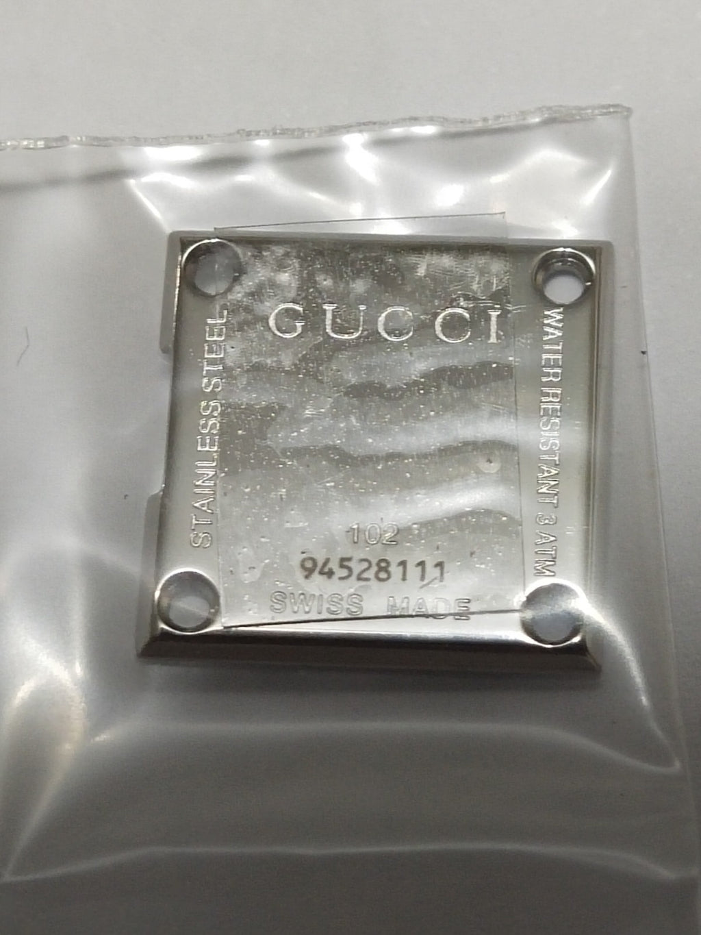 GUCCI Original /  Case Back/ Part No. 102