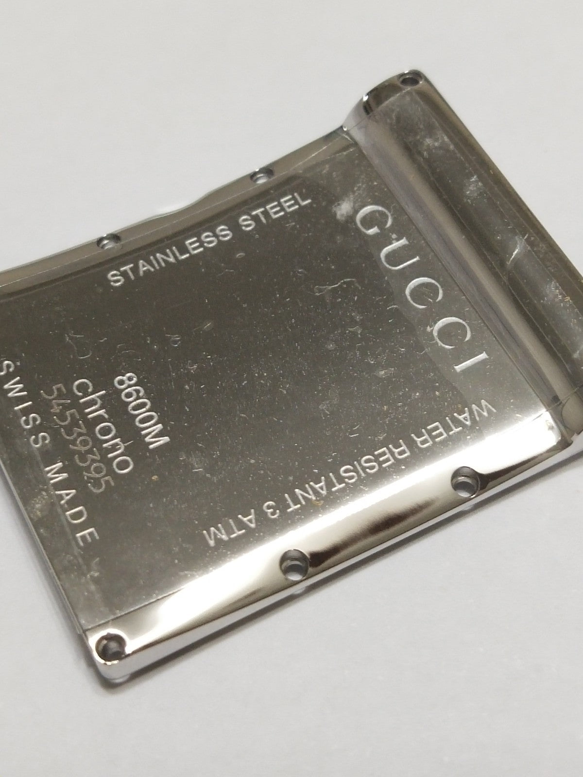 GUCCI Original /  Case Back/ Part No. 8600M Chrono