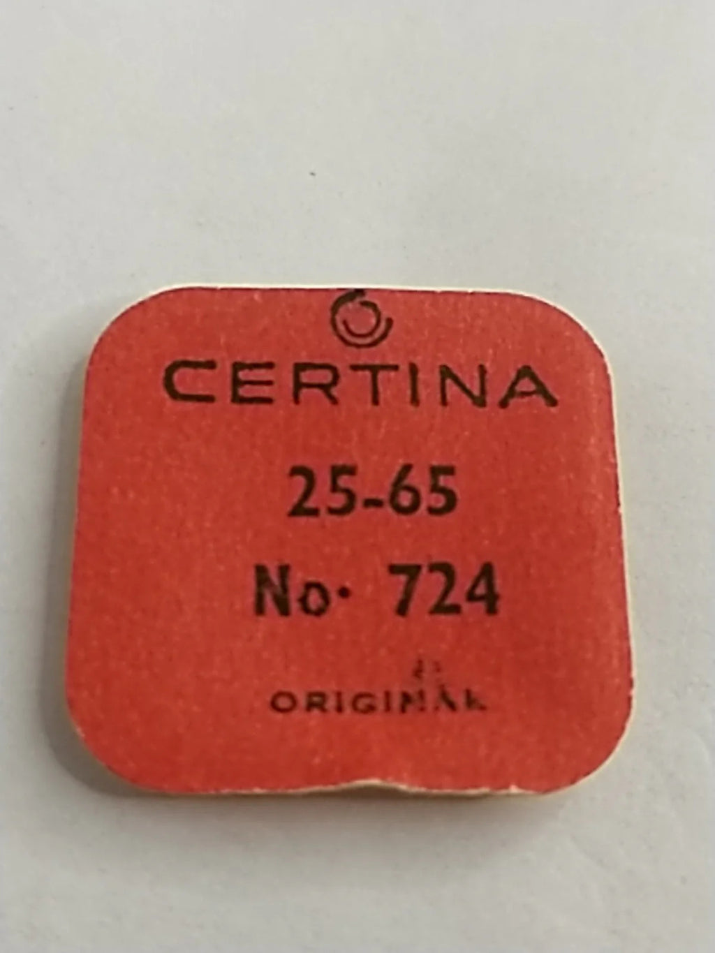 CERTINA balance wheel shaft Cal. 25-65/Part. 724/ Price for one piece