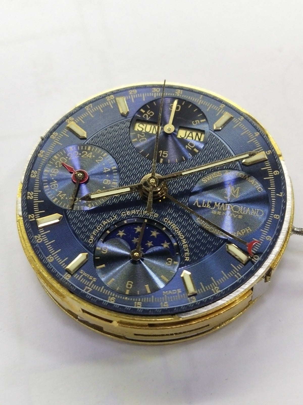 ETA 7750  movement with dial / fully working / Omega 1150/Chronometer /used