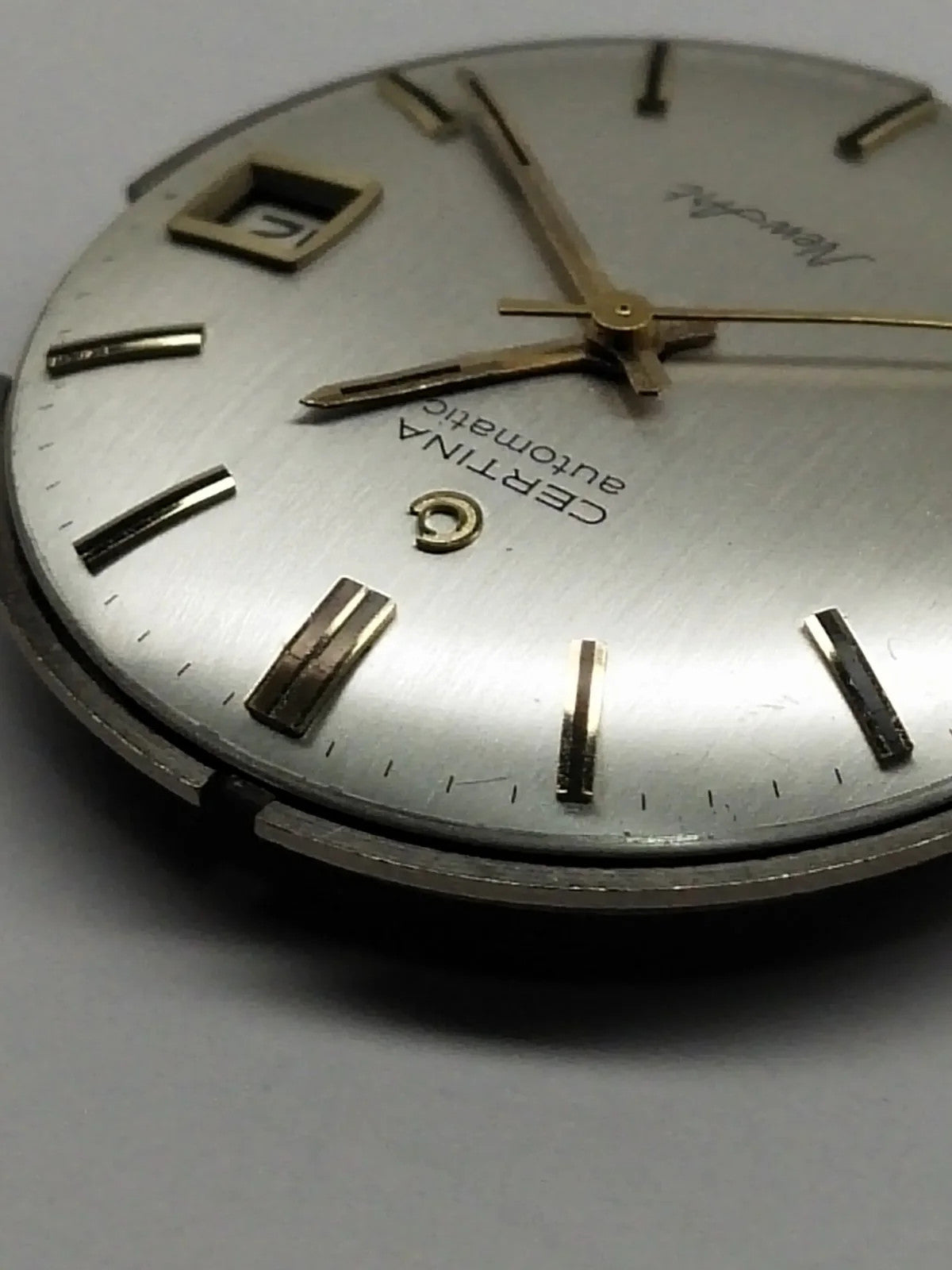 Certina 25-651 Movement with Dial, Hands and Crown / Good working condition/Use