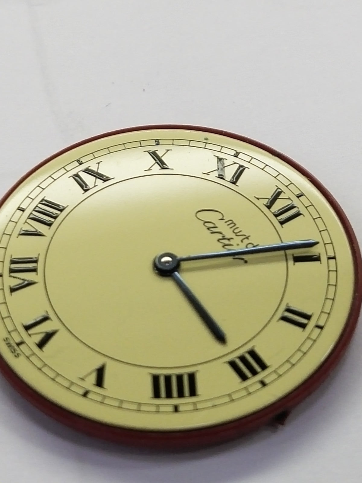 Cartier / 21 Dial with hands with frame Dial and movement /used 