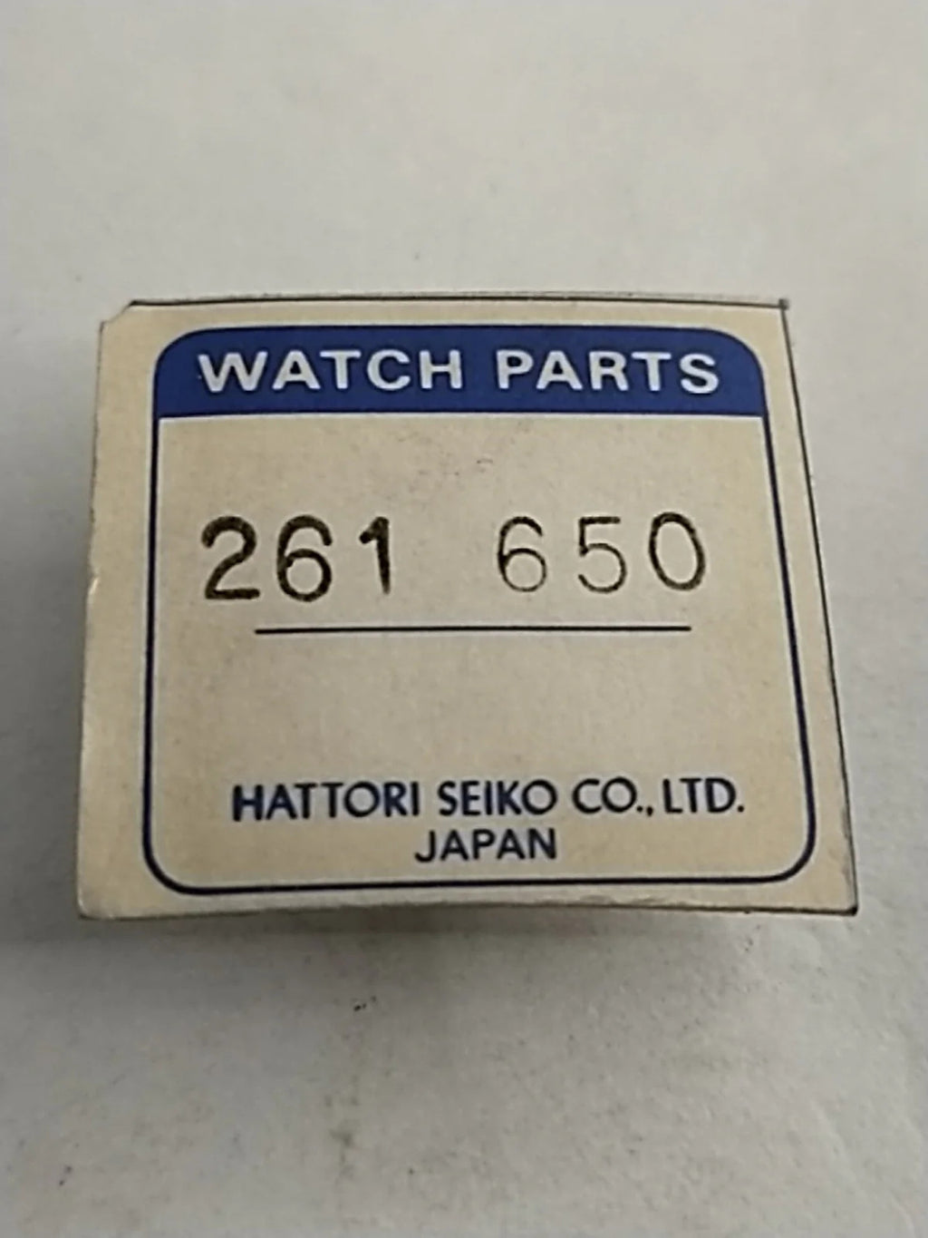 NOS Seiko Parts 261 650
