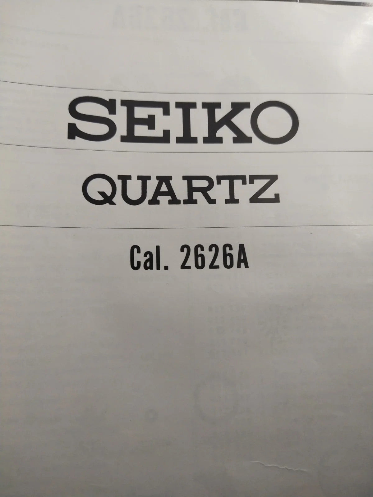 NOS Circuit Plock Seiko Cal / 2628A /2626A/2626BPart . 4001 270