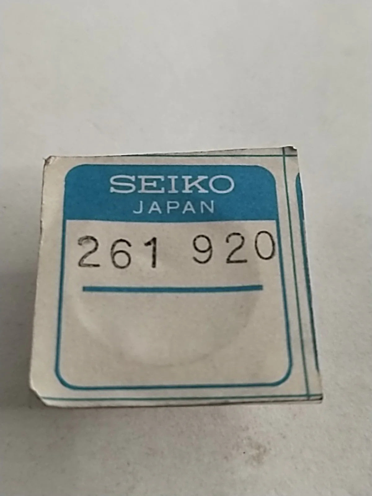 NOS Seiko Parts 261 920