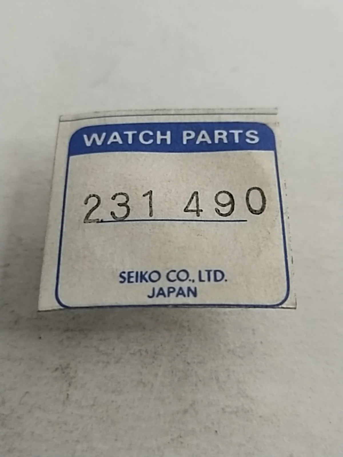 NOS Seiko Parts 231 490