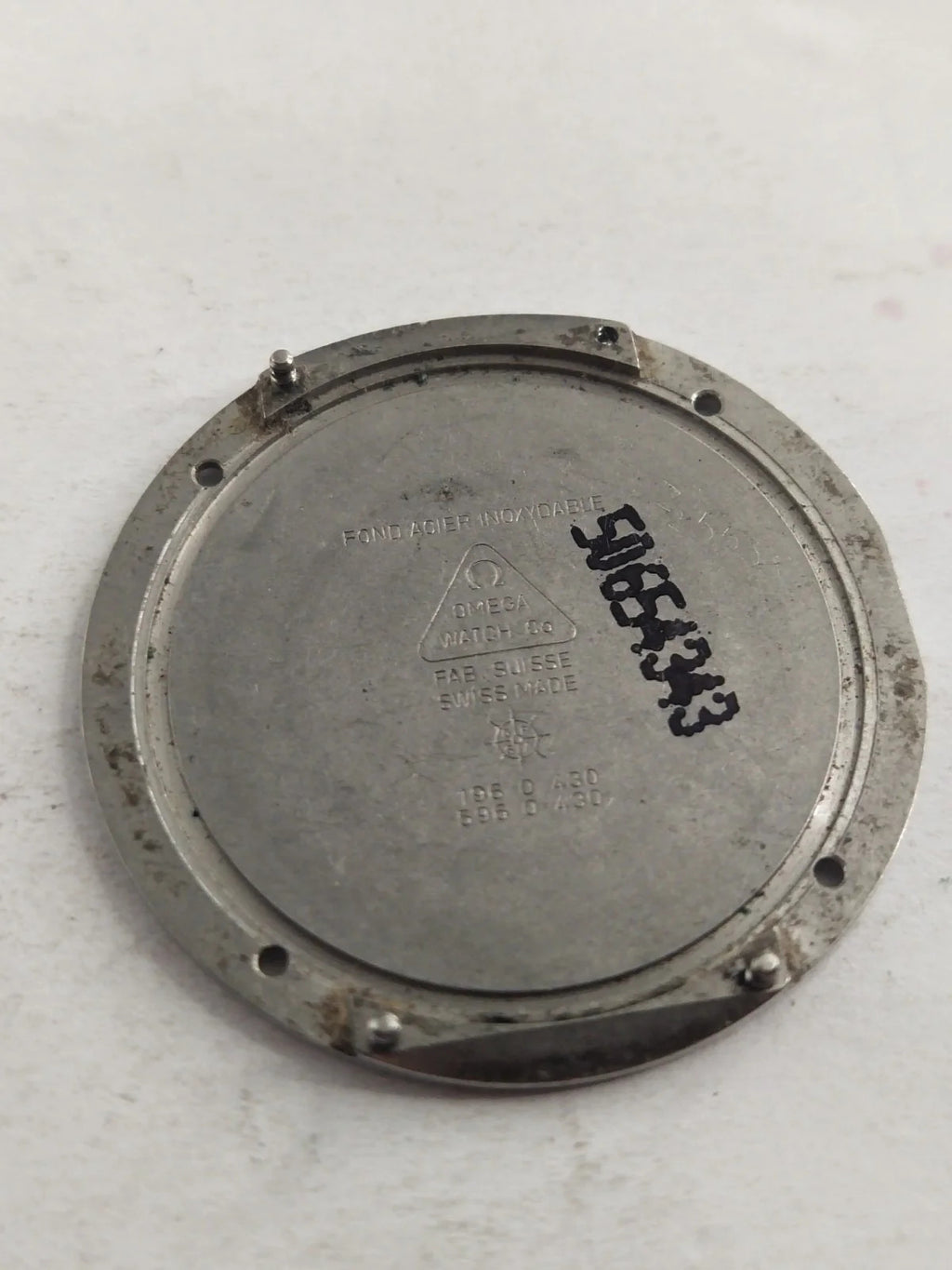 Original back cover Omega Art Collection Limited Edition /196 0 430/596 0 430/us