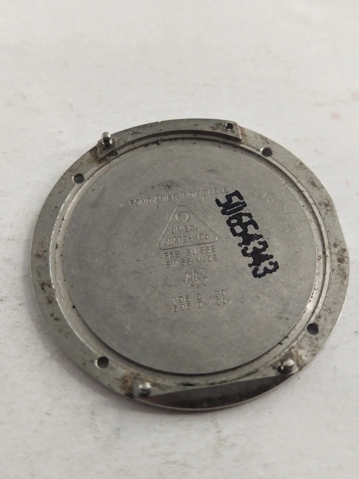 Original back cover Omega Art Collection Limited Edition /196 0 430/596 0 430/us