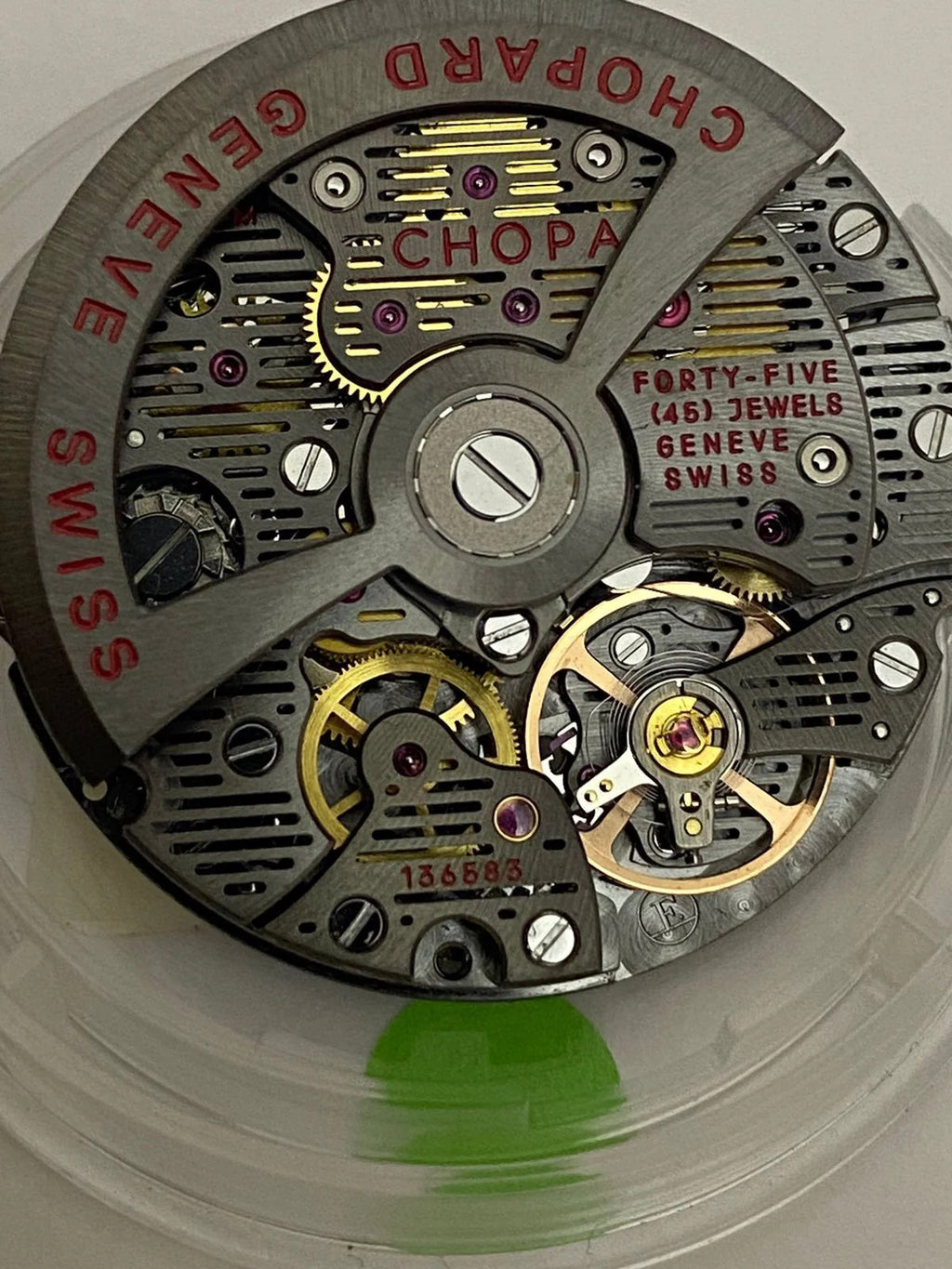 Chopard Skeleton Black Edition chronograph Movement Cal 03-05-M New