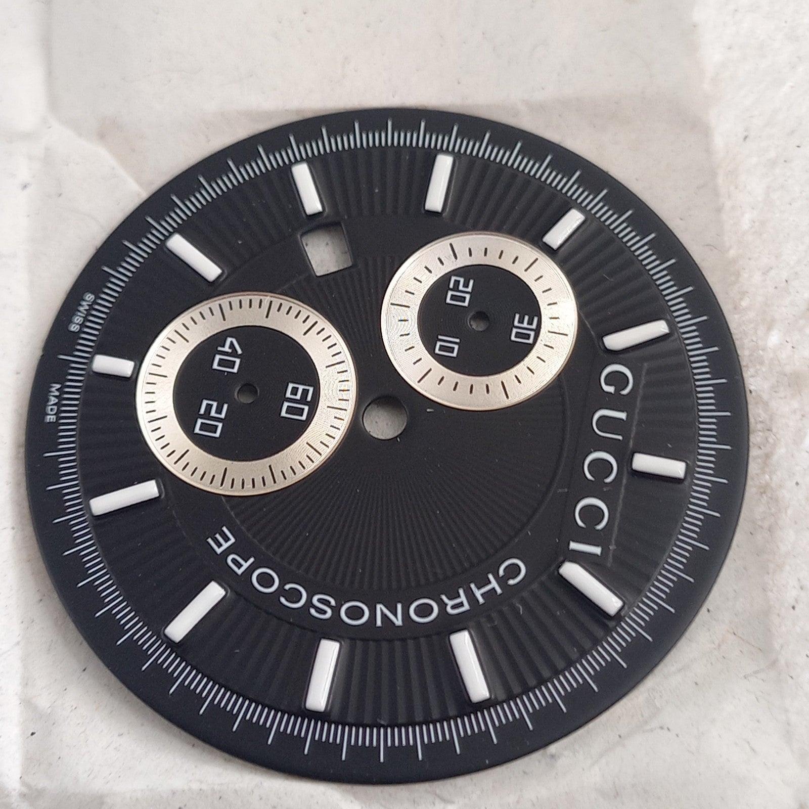 GUCCI Original /  chronograph Dail   / Part No. YDA 05056/  BLACK Color 