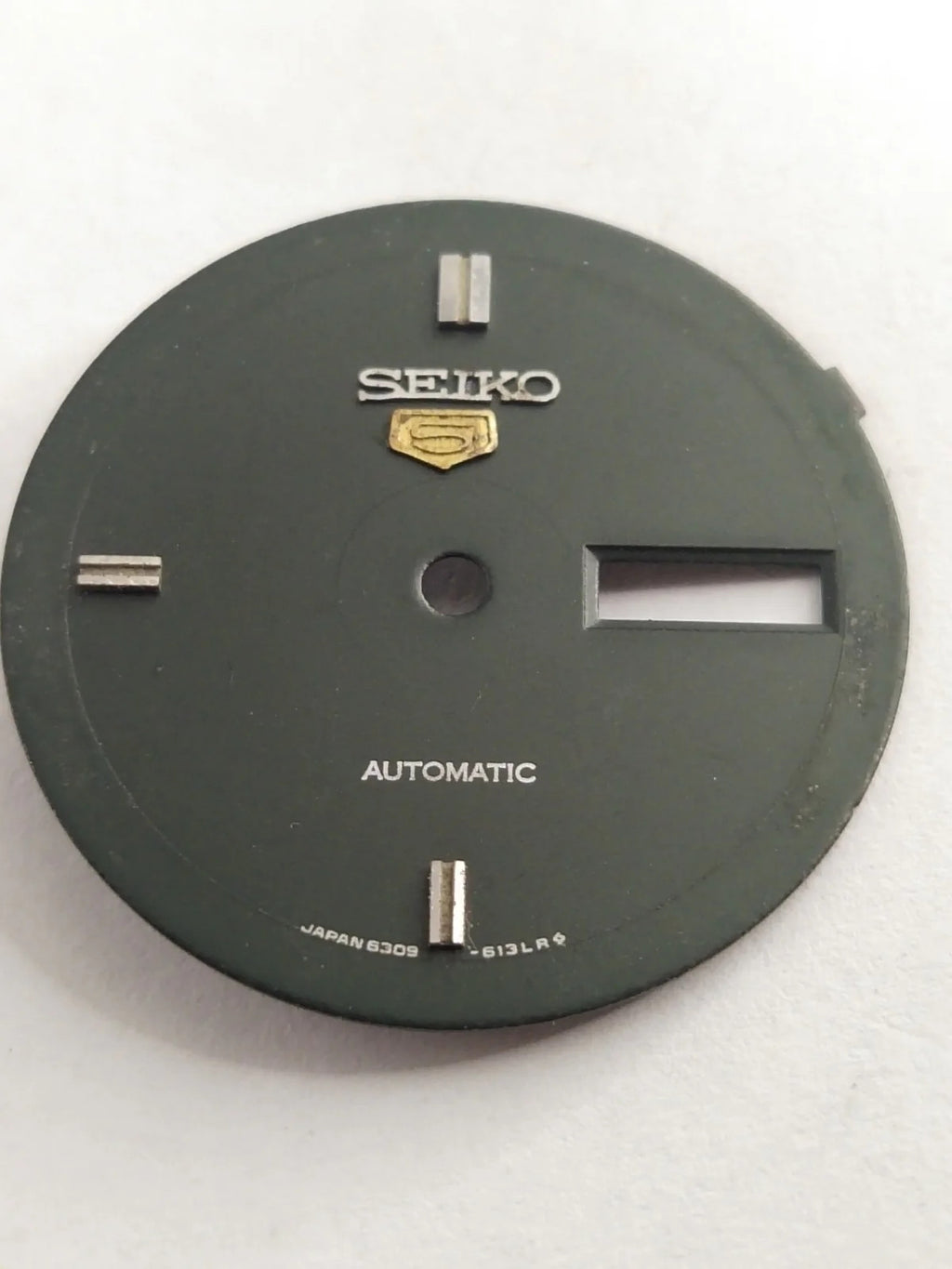 Original Seiko Dial 6309-613LR dark green color / used