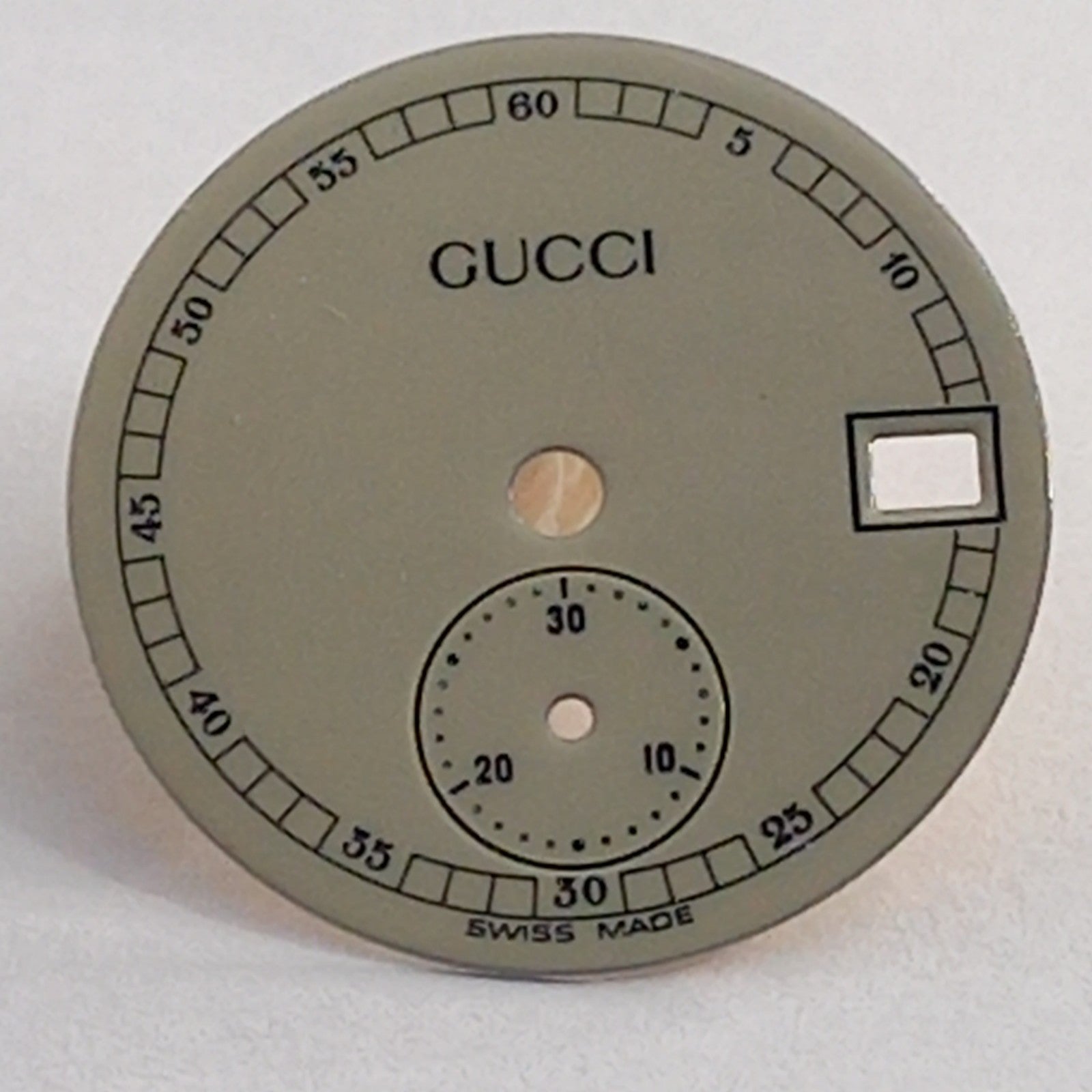 GUCCI Original /  Dail / Part No. 051.165/ Color  Creamy