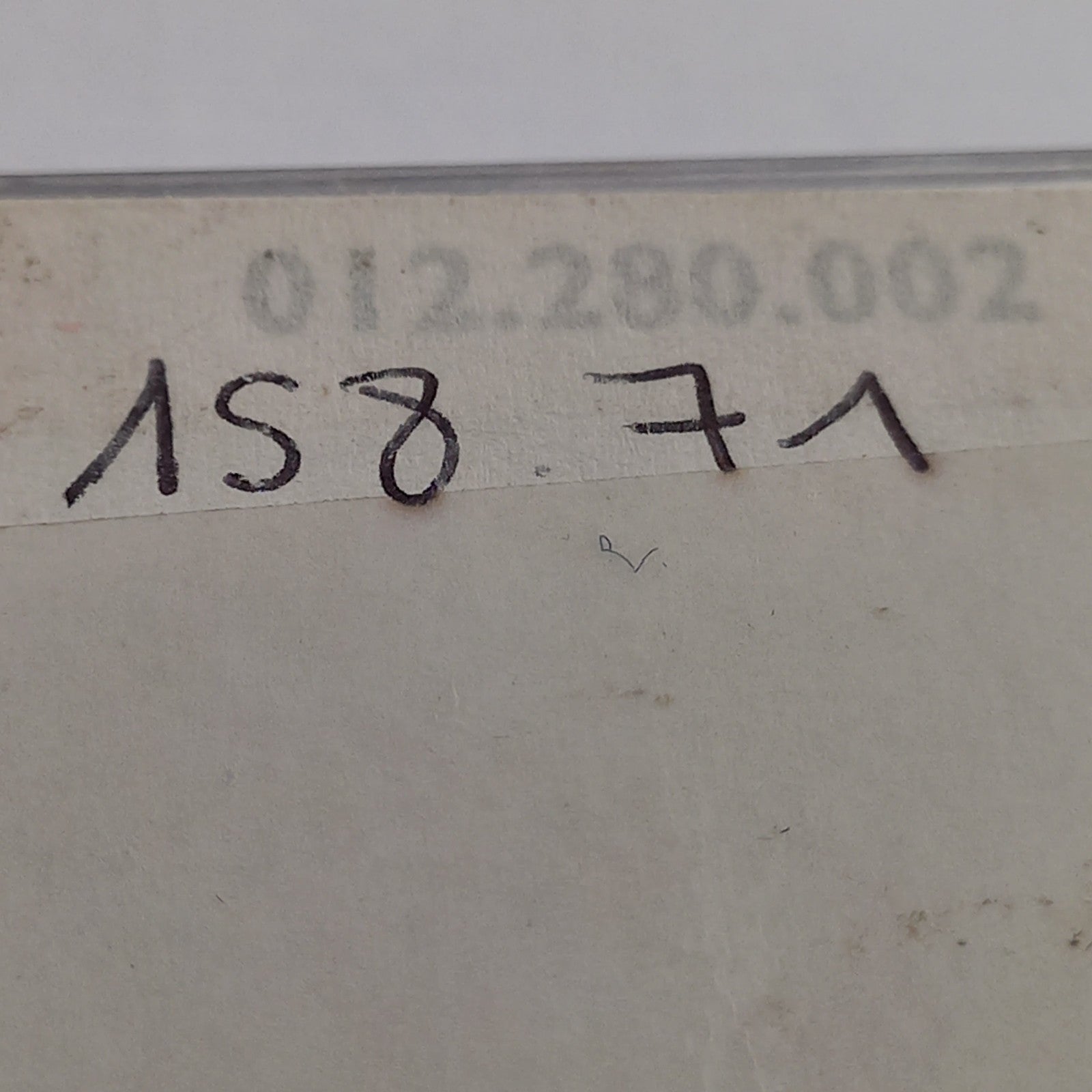 GUCCI Original Gasket BACK–Part No. 158.71-New Old Stock ( 1 PS