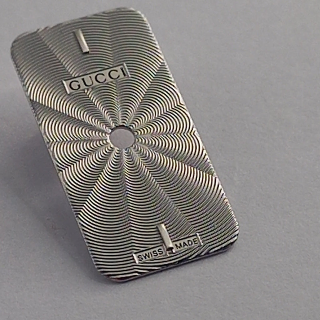 GUCCI Original/Dail CADRAN ACIER GUILLOCHE 3905L /Part. 051.A410.4 C.SILVER