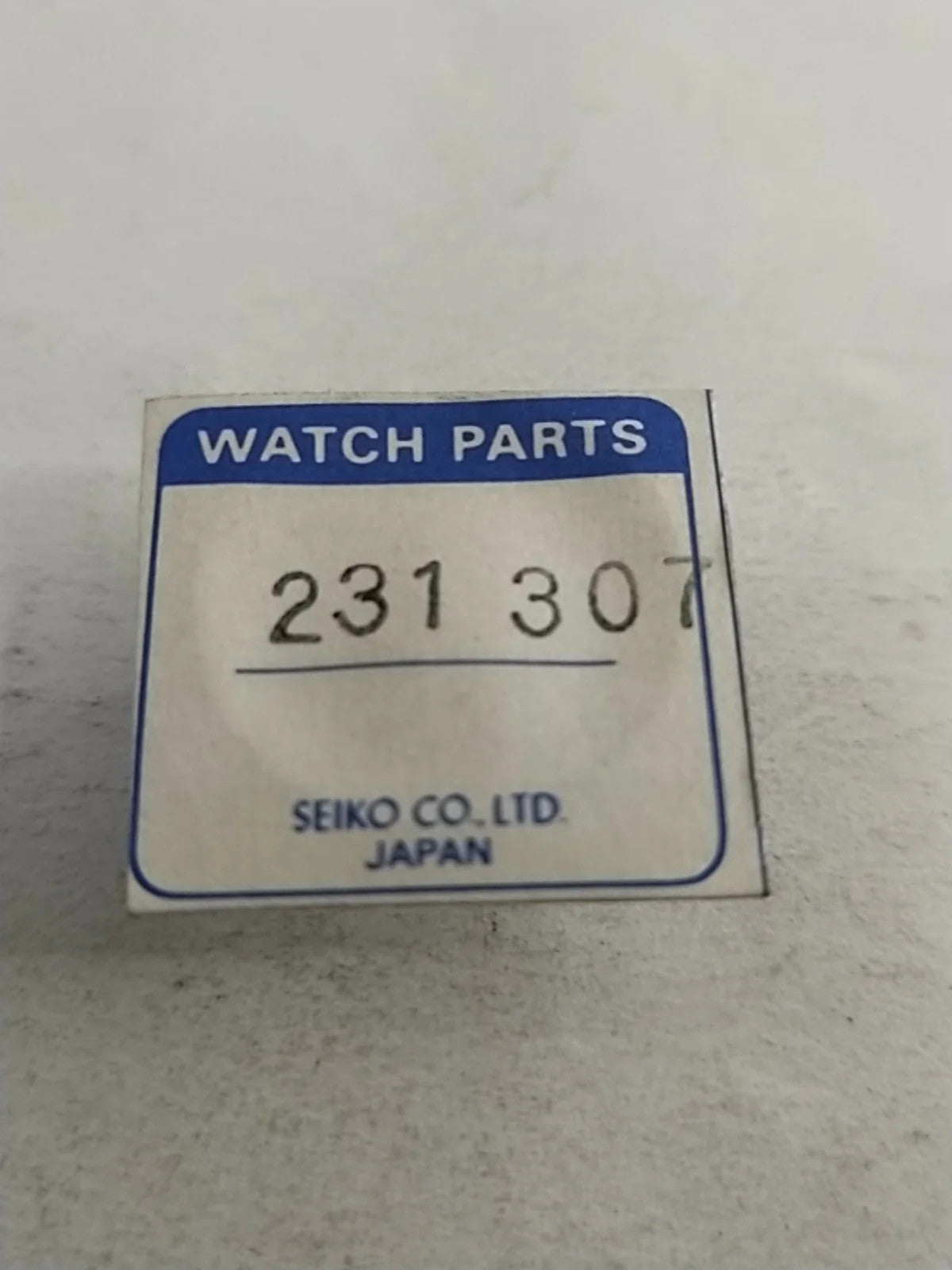 NOS Seiko Parts 231 307