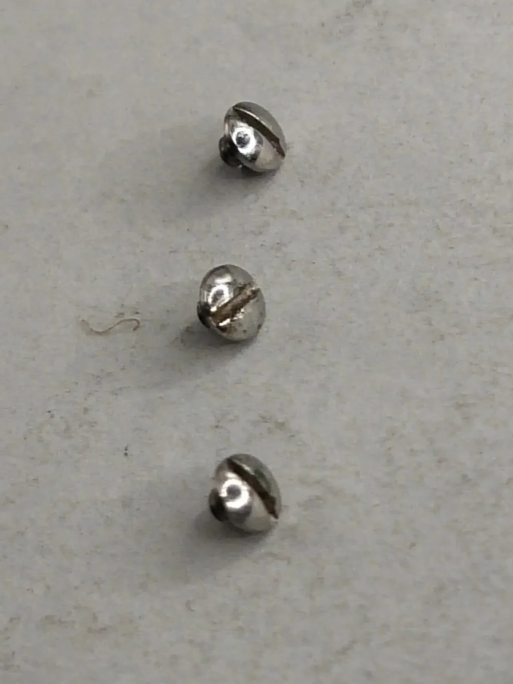 Original EBEL screws for the upper puzzle / Used 3ps