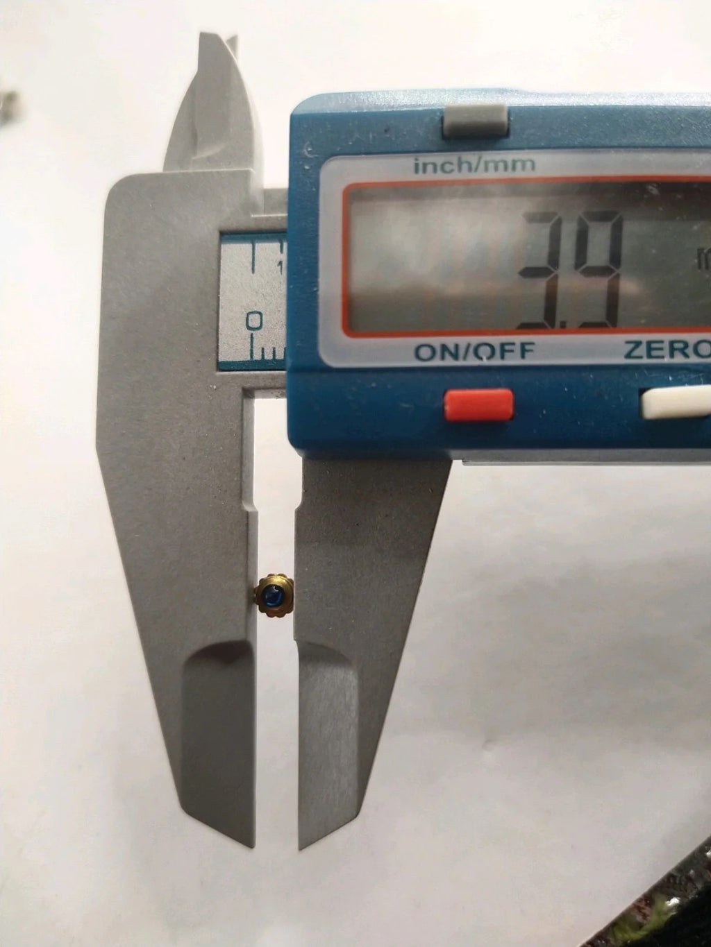 Original Cartier Crown With blue stone for Tank Must/4mm / used