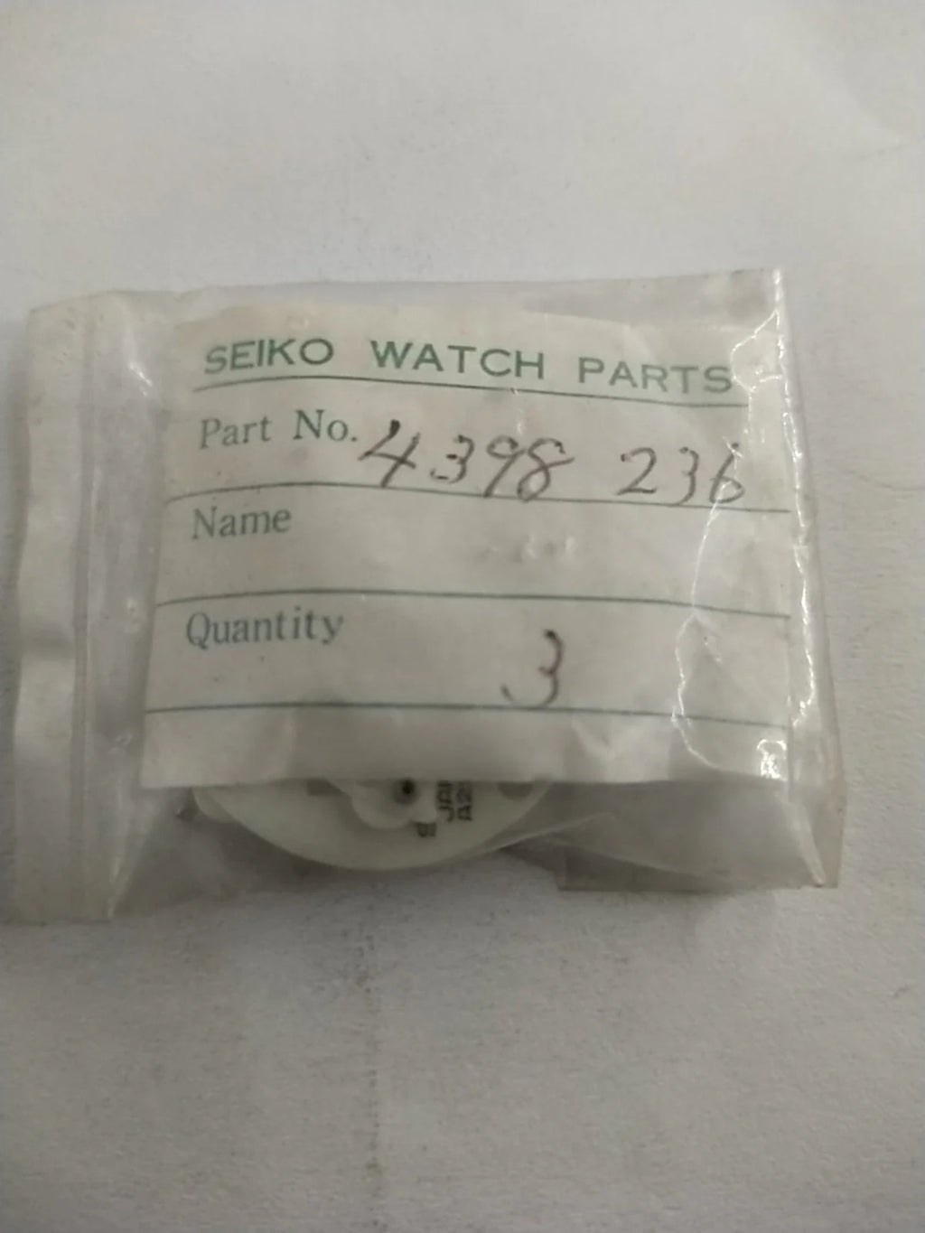 NOS Seiko original Digital Part . 4398 236 Price for one piece