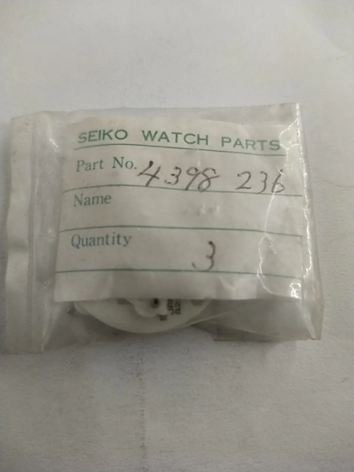 NOS Seiko original Digital Part . 4398 236 Price for one piece