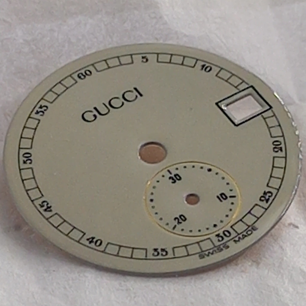 GUCCI Original /  Dail / Part No. 051.165/ Color  Creamy