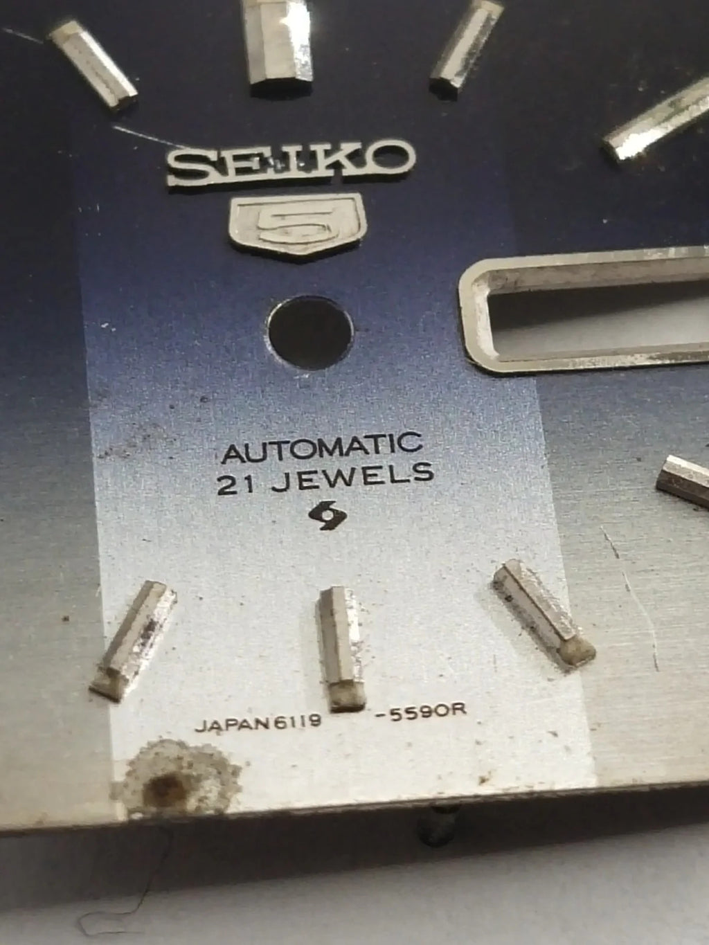 Original Seiko Dial 6119-5590R sky color / used