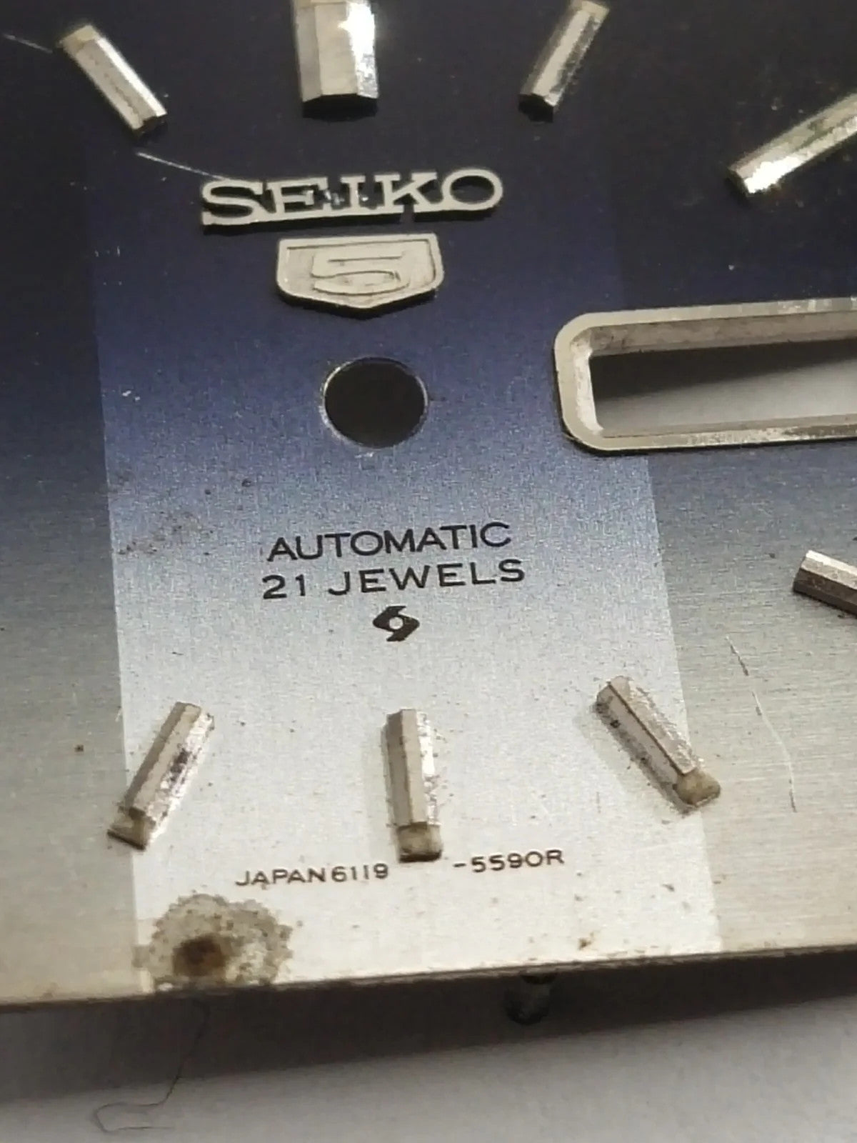 Original Seiko Dial 6119-5590R sky color / used