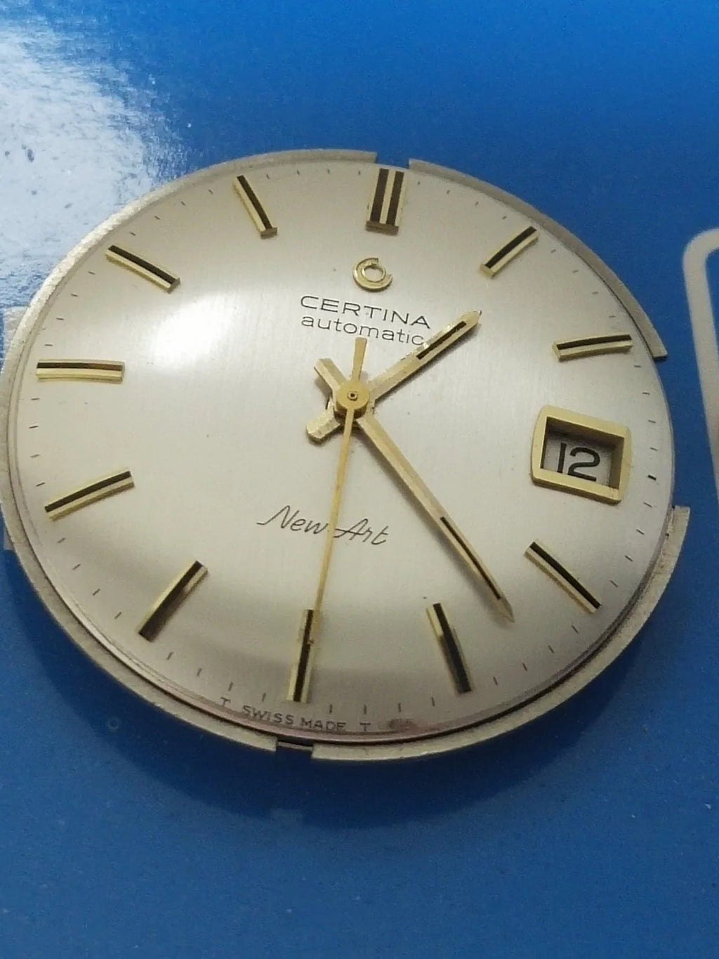 Certina 25-651 Movement with Dial, Hands and Crown / Good working condition/Use