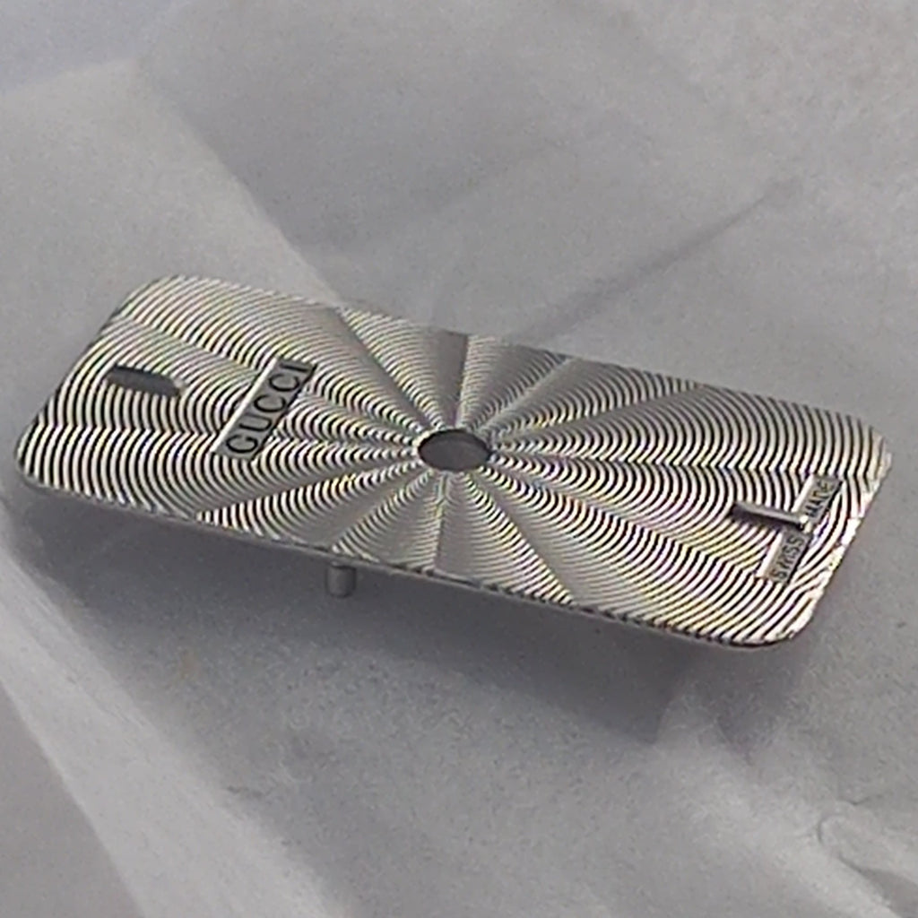 GUCCI Original/Dail CADRAN ACIER GUILLOCHE 3905L /Part. 051.A410.4 C.SILVER