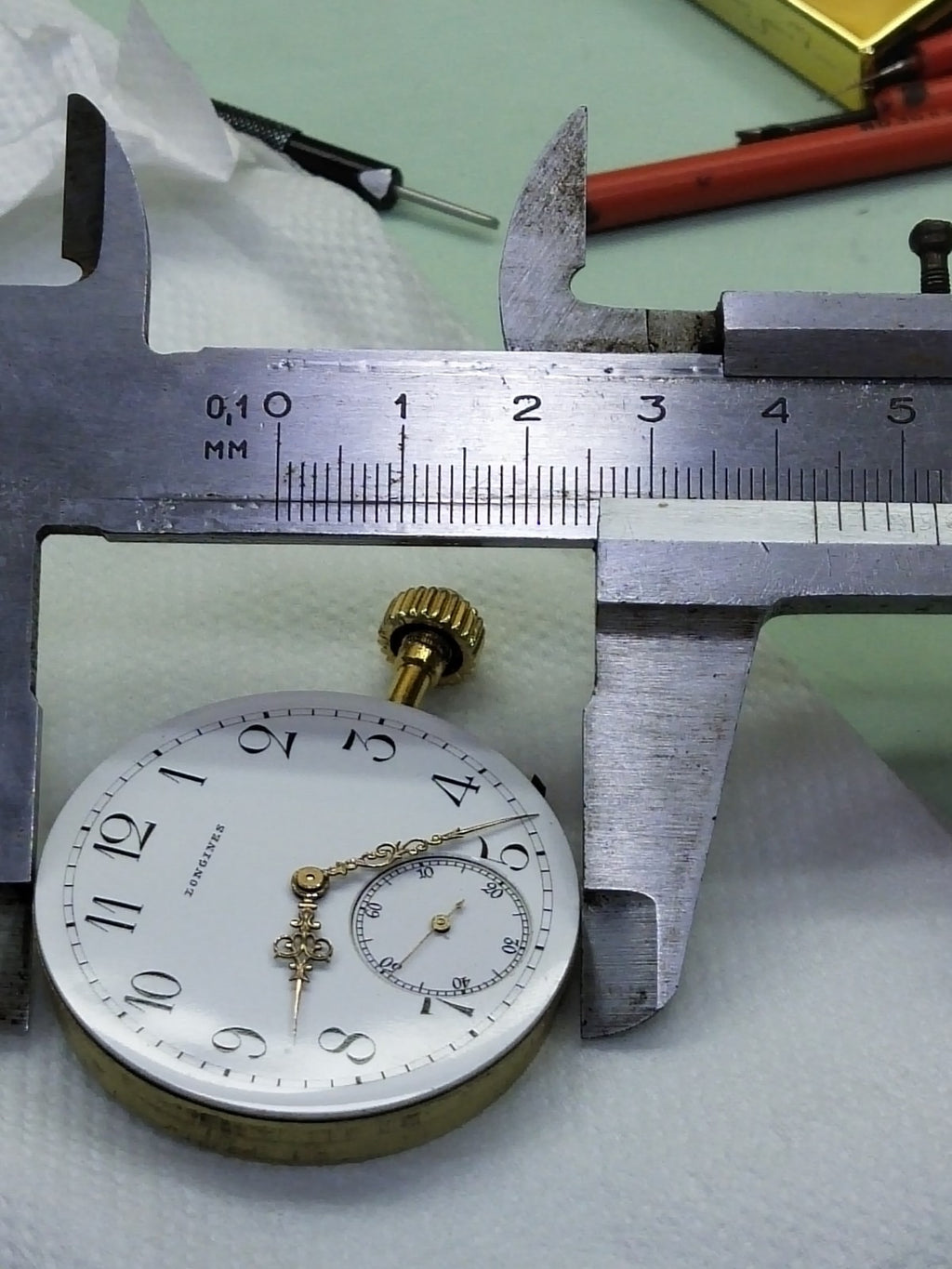 Longines manual movement With dial and hands / working perfectly  /used