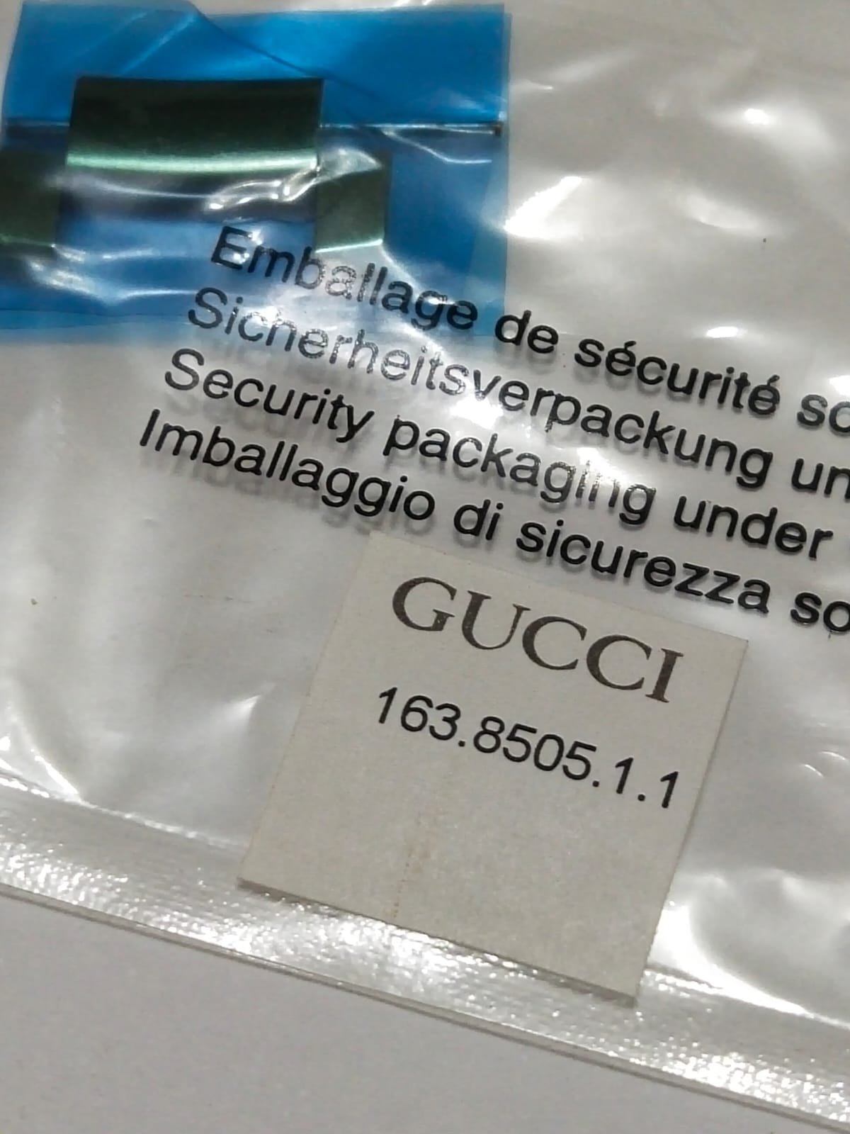 Gucci Link 21mm Gold color, Part No. 163.8505.1.1,