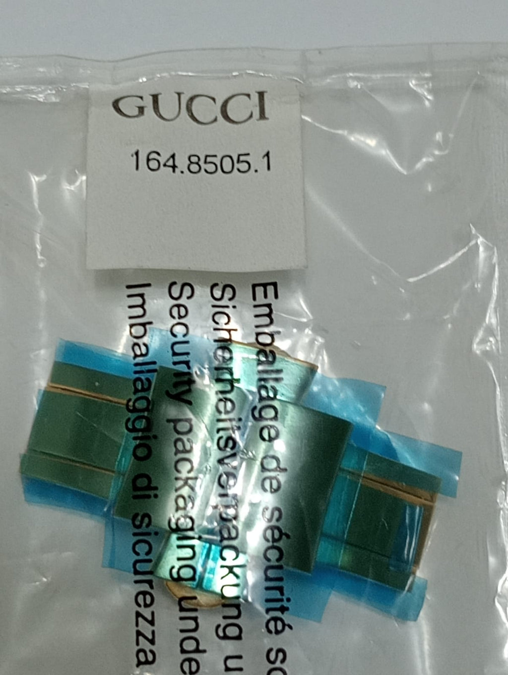 Gucci Original Glasp color gold part no.164.8505.122mm