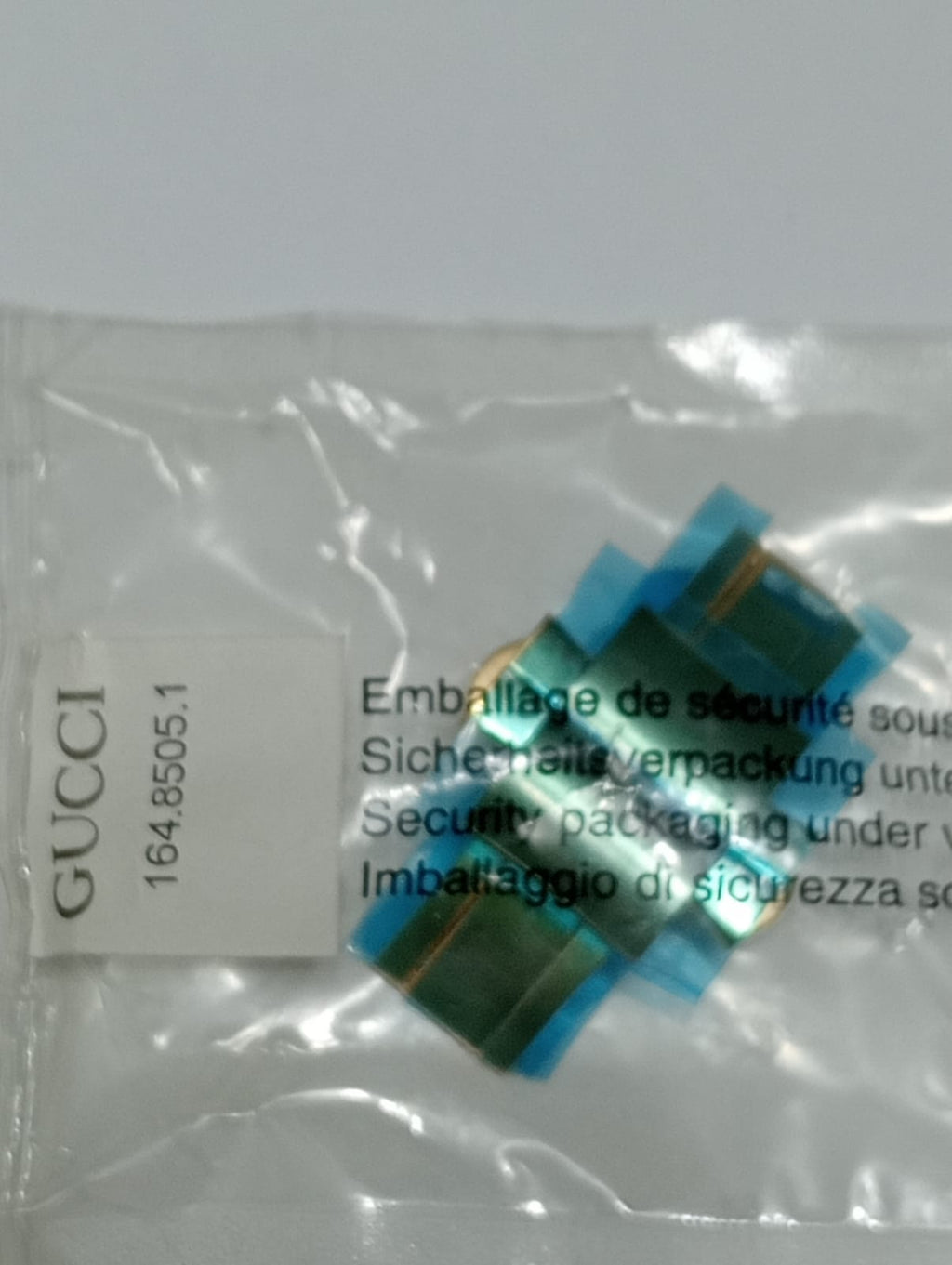 Gucci Original Glasp color gold part no.164.8505.122mm