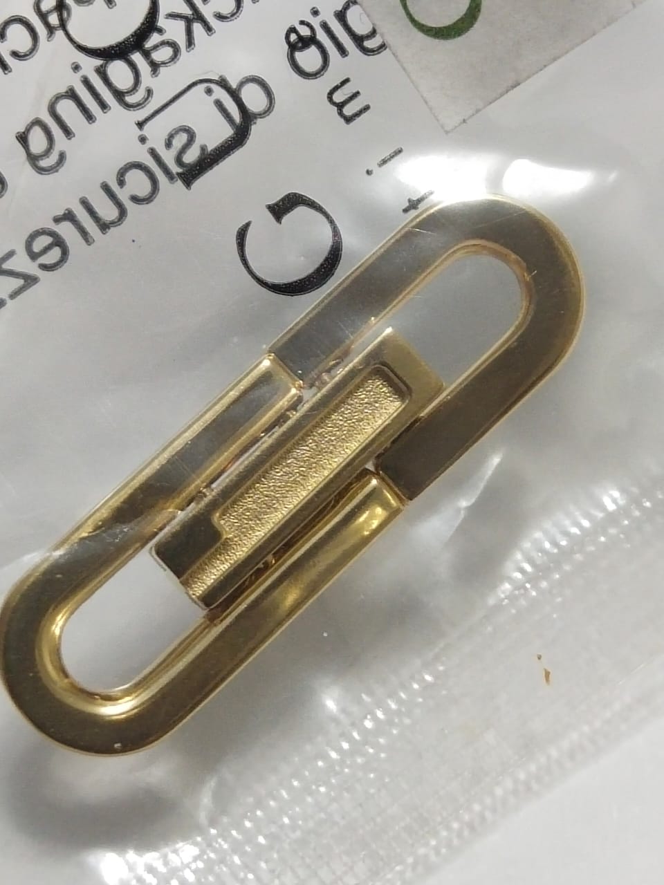 GUCCI Glasp original9mmpart no. 164.6105.2Gold color