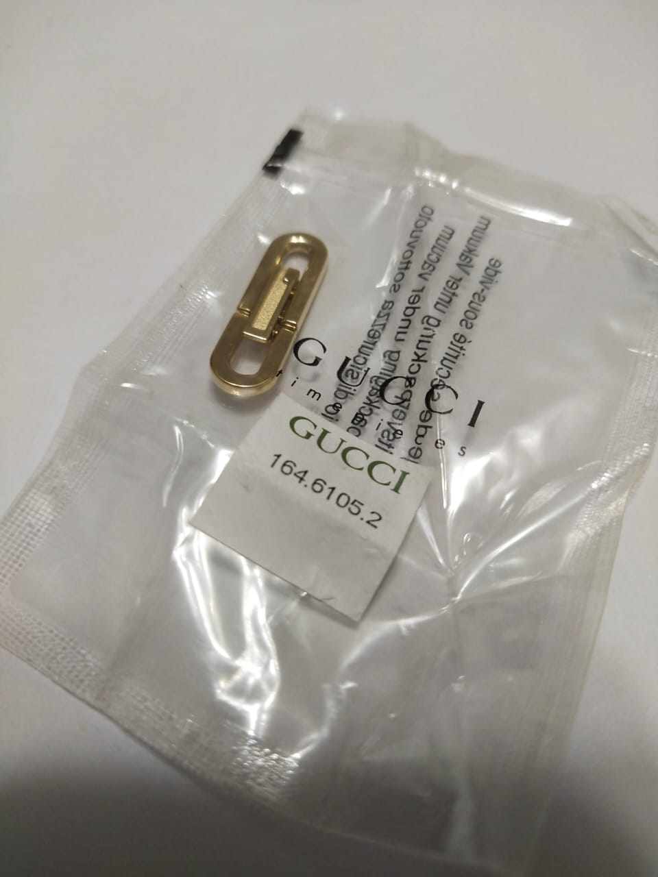 GUCCI Glasp original9mmpart no. 164.6105.2Gold color