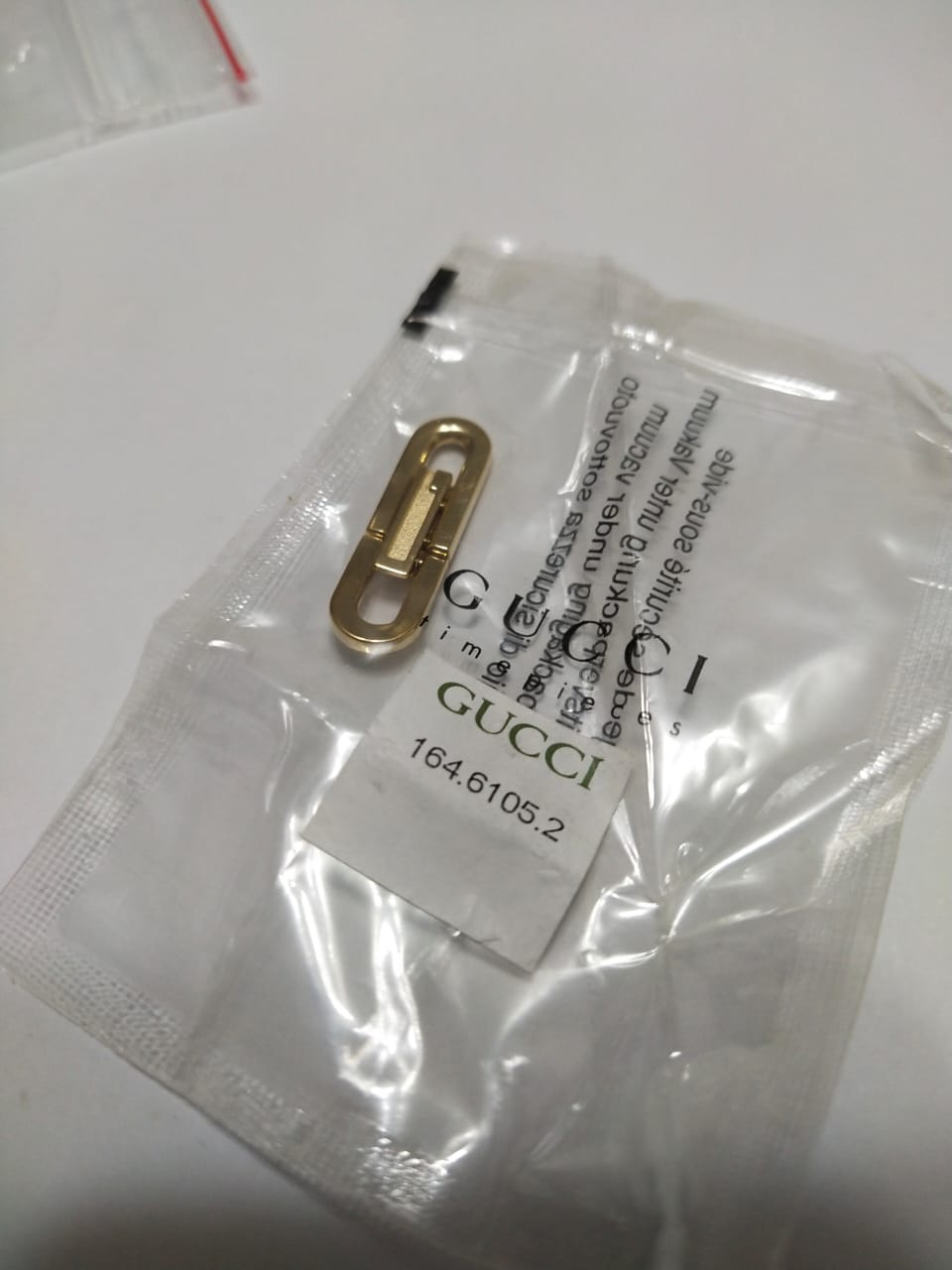 GUCCI Glasp original9mmpart no. 164.6105.2Gold color