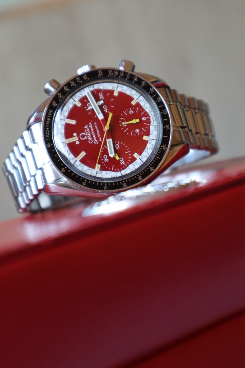 Rare OMEGA Speedmaster “Schumacher F1” 🏎️🏁