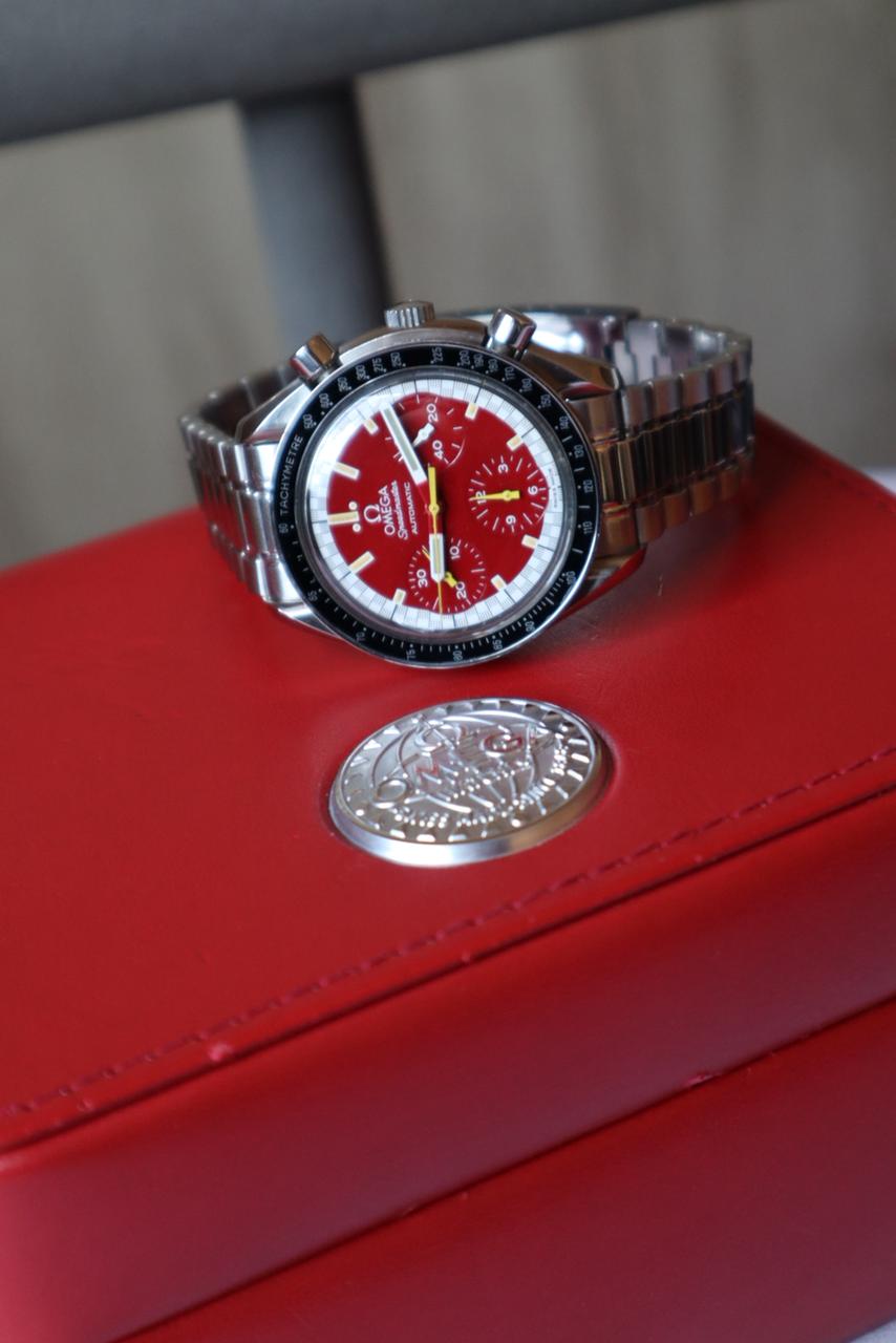Rare OMEGA Speedmaster “Schumacher F1” 🏎️🏁