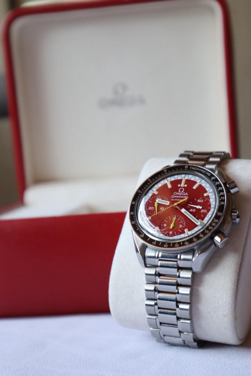 Rare OMEGA Speedmaster “Schumacher F1” 🏎️🏁
