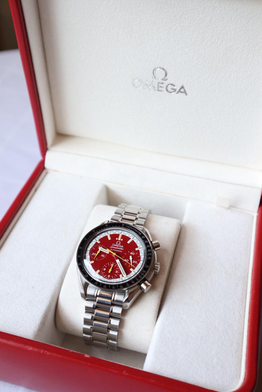 Rare OMEGA Speedmaster “Schumacher F1” 🏎️🏁
