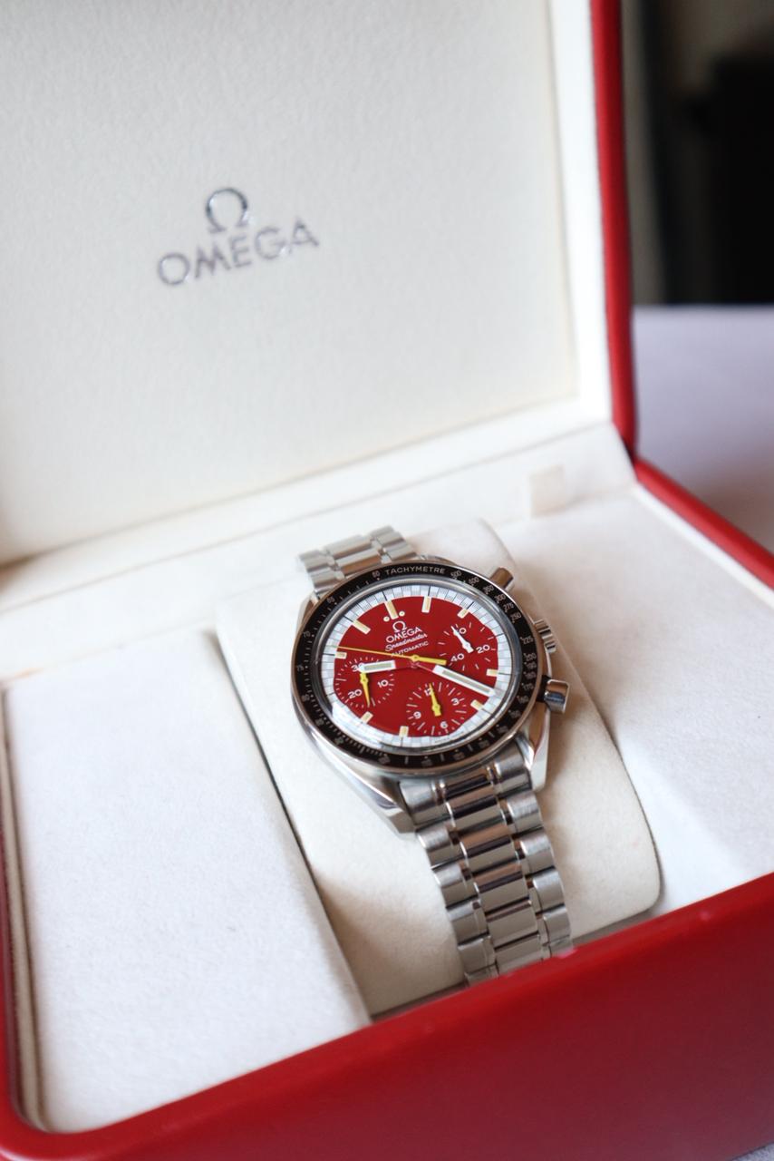 Rare OMEGA Speedmaster “Schumacher F1” 🏎️🏁