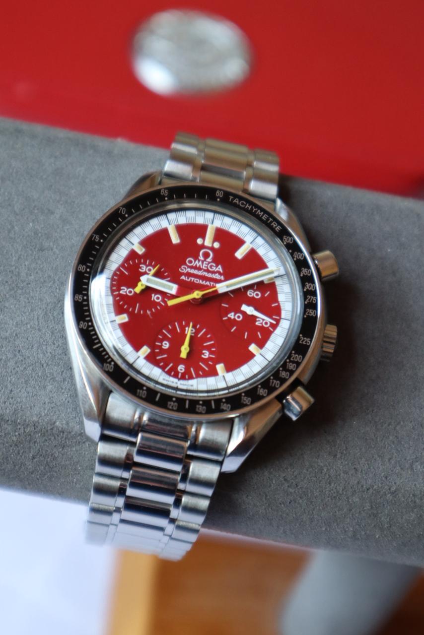 Rare OMEGA Speedmaster “Schumacher F1” 🏎️🏁