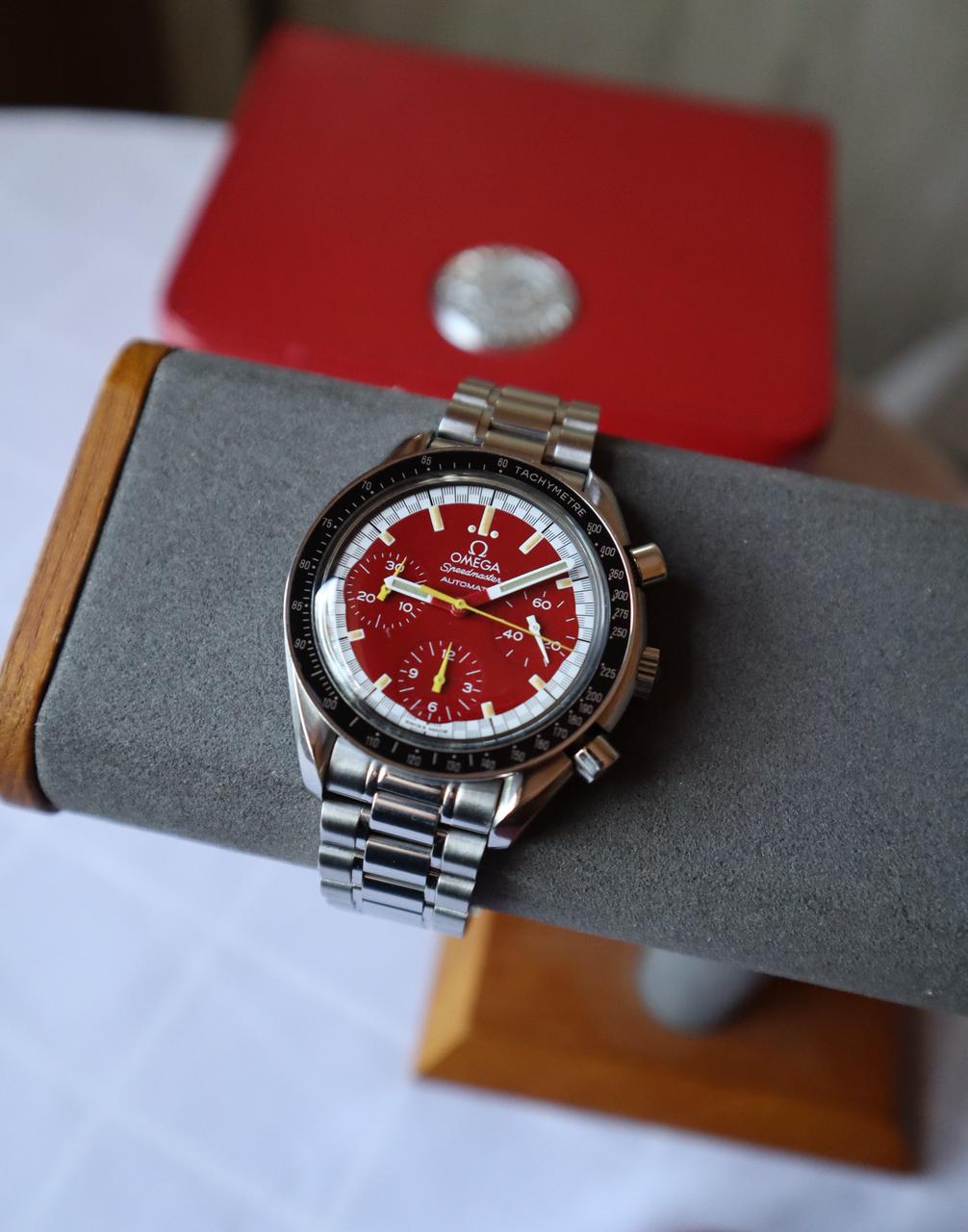 Rare OMEGA Speedmaster “Schumacher F1” 🏎️🏁