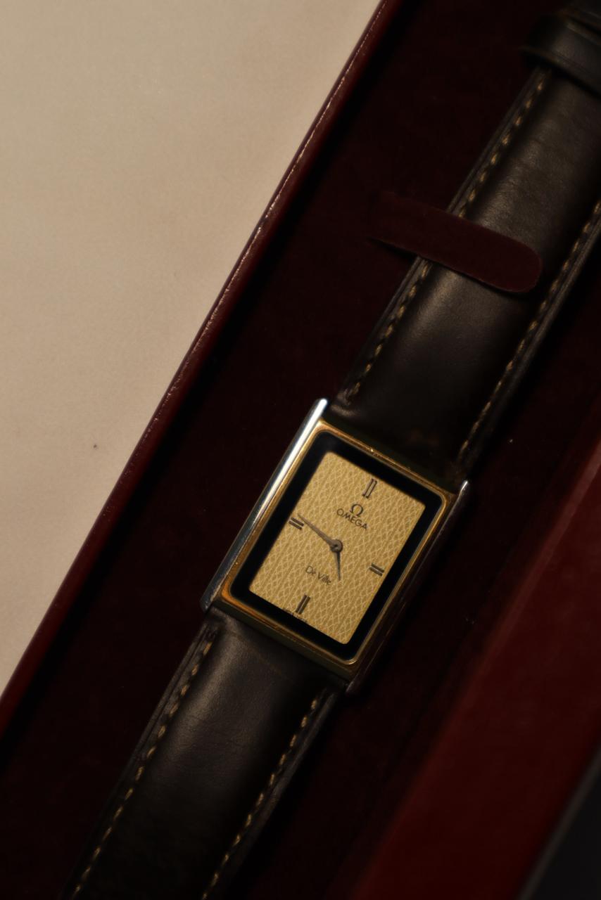 Vintage OMEGA Ω De Ville Tank “Opera” Honeycomb Dial 🍯